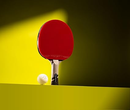 Ping Pong Paddles - Professional Level Table Tennis Rackets with Carbon Fiber for Superior Control | 7-Ply Blade, Premium Rubber, 2.0mm Sponge | Includes Protector Case